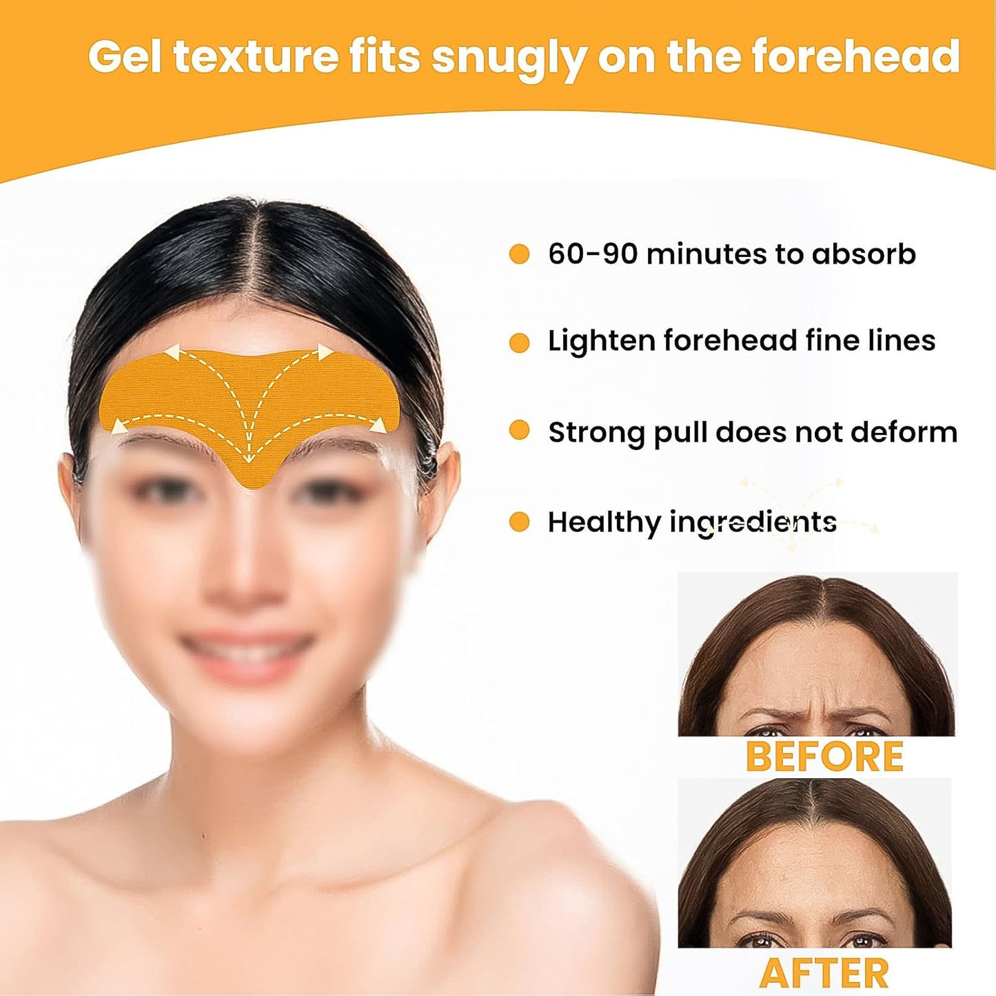 YouthGlow Forehead Wrinkle Patches – Smoothing Anti-Wrinkle Solution