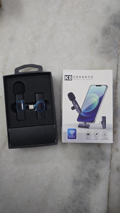 SoundWave Wireless Microphone – Bluetooth Connectivity for Clear Recording