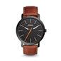 Fossil BD City Model K2G226G6 – Elegant Brown Leather Strap with Rose Gold Case