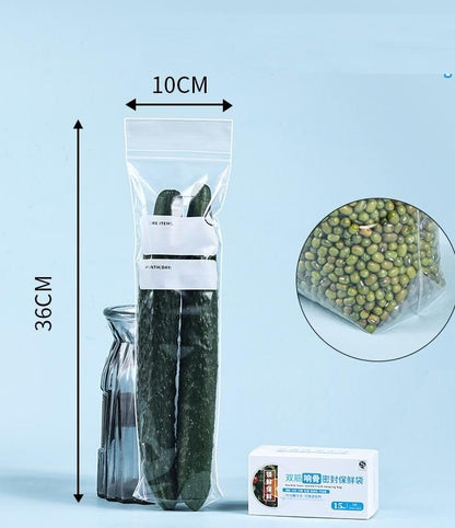 YourBrand Multipurpose Zip Lock Bag 15pc – Durable and Versatile Storage Solution