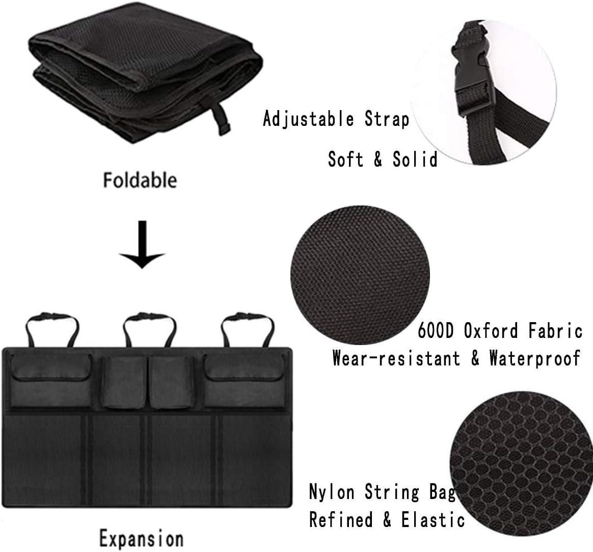 AutoMate Car Backseat Trunk Organizer – Portable and Expandable Design