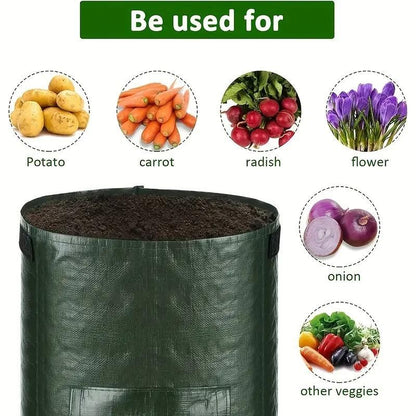 GardenPro Potato Grow Bag – Convenient Harvest Window for Easy Root Vegetable Access