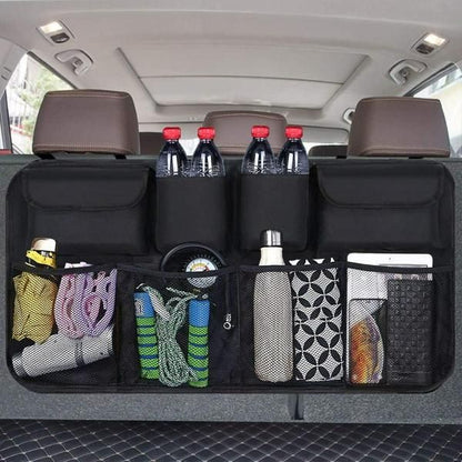 AutoMate Car Backseat Trunk Organizer – Portable and Expandable Design