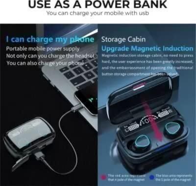 Generic M10 TWS Wireless Earphones – Noise Reduction with Digital Display