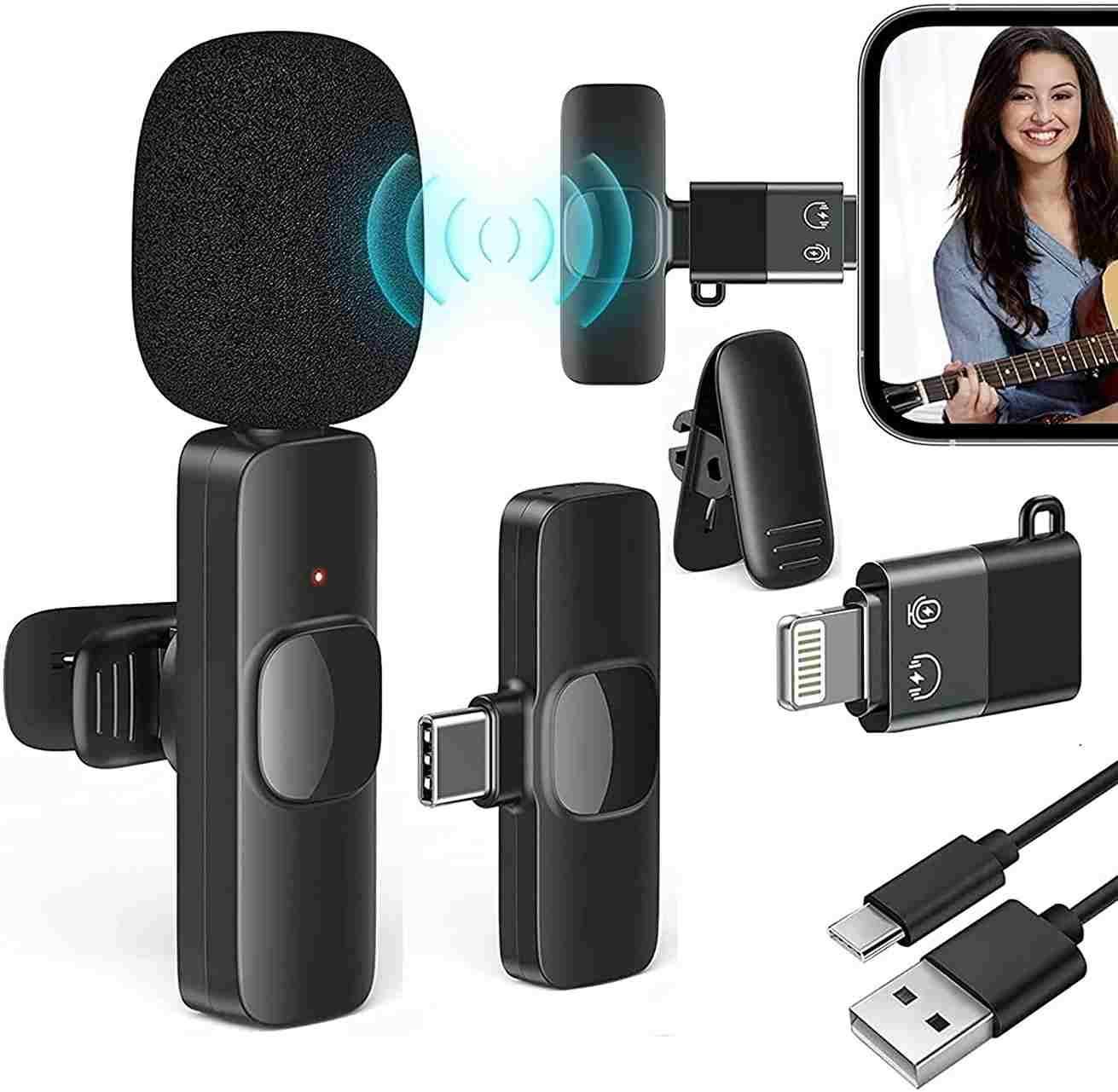 SoundWave Wireless Microphone – Bluetooth Connectivity for Clear Recording