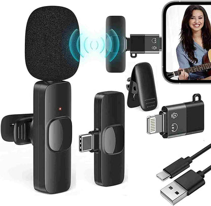 SoundWave Wireless Microphone – Bluetooth Connectivity for Clear Recording