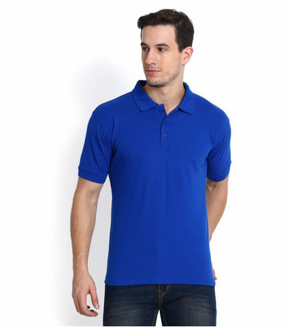 YourBrand Cotton Blend Solid Half Sleeves Polo T-Shirt – Comfortable and Stylish Design