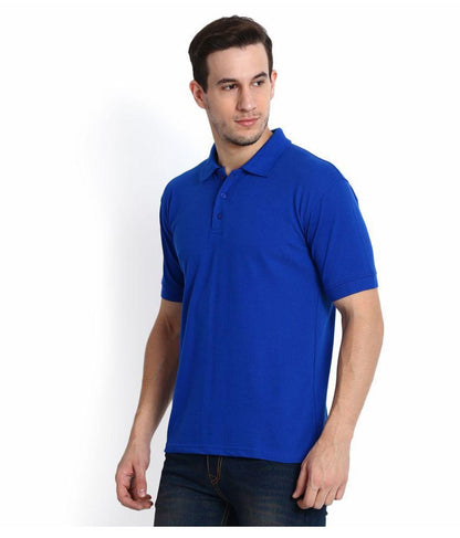 YourBrand Cotton Blend Solid Half Sleeves Polo T-Shirt – Comfortable and Stylish Design