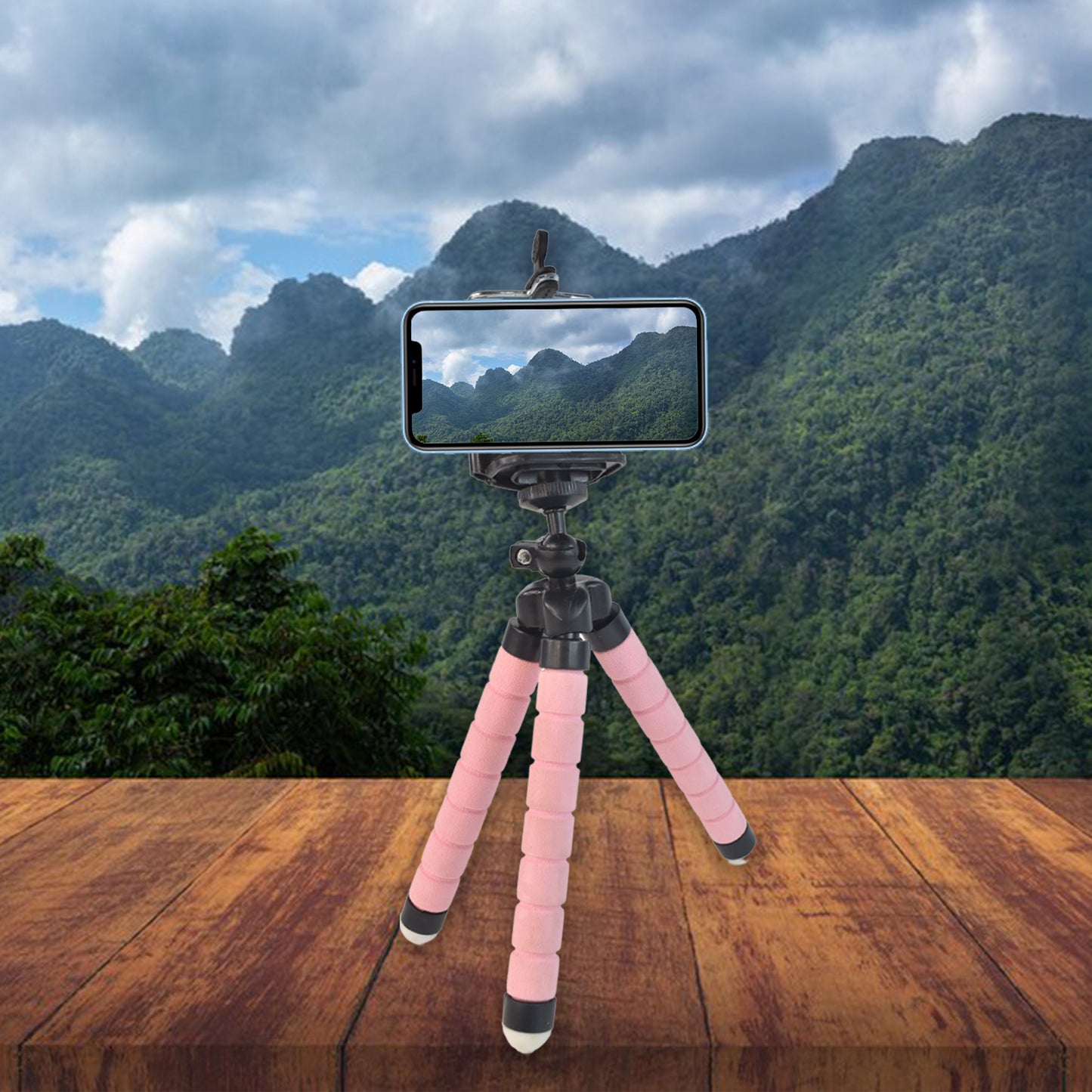 FlexiStand Mini Tripod – Lightweight and Adjustable for 360-Degree Rotation