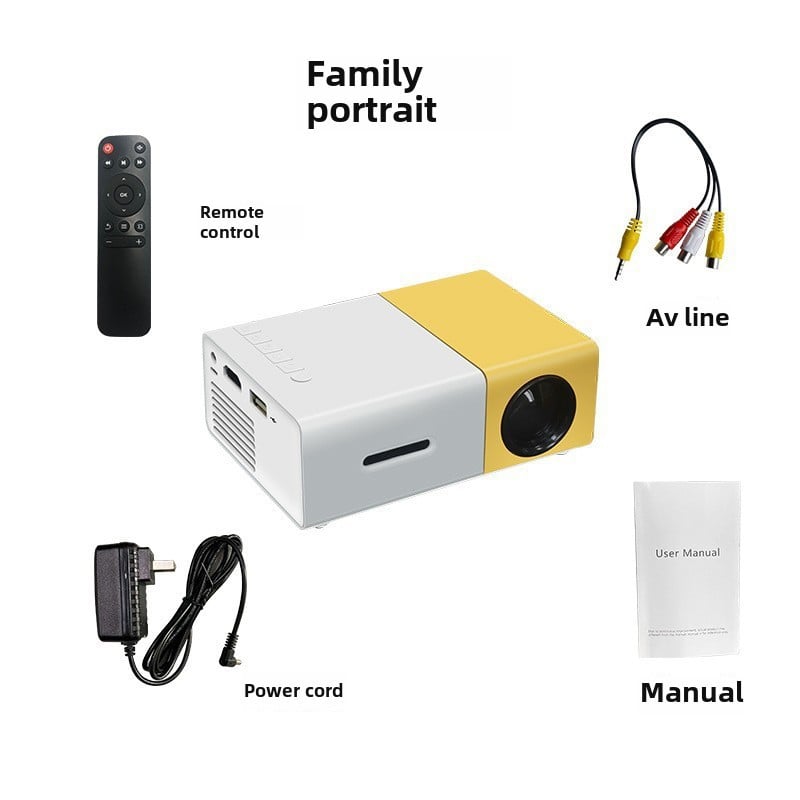 MiniTech 1080P LED Mini High Definition Projector – Ultra-Portable Design