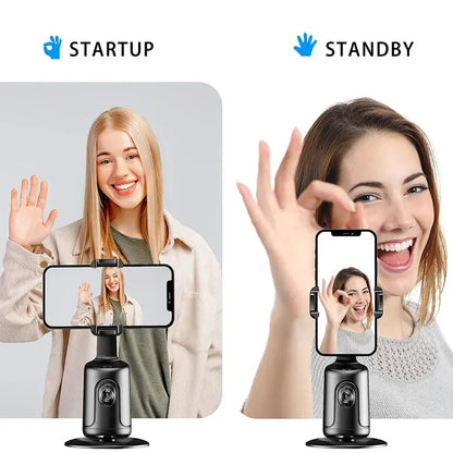 YourBrand 360 Degree Auto Face Tracking Desktop Gimbal – Effortless Intelligent Tracking