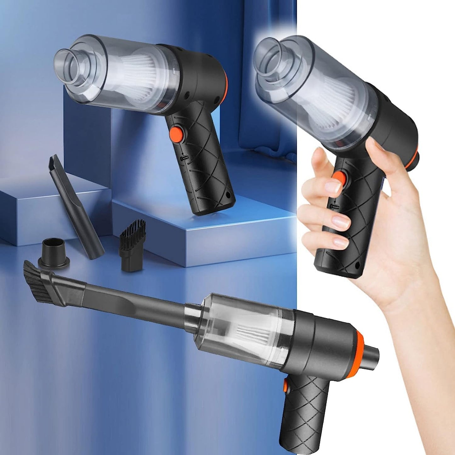 YourBrand 0390 Vacuum Cleaner – High-Power Wireless Handheld Dual-Use Design